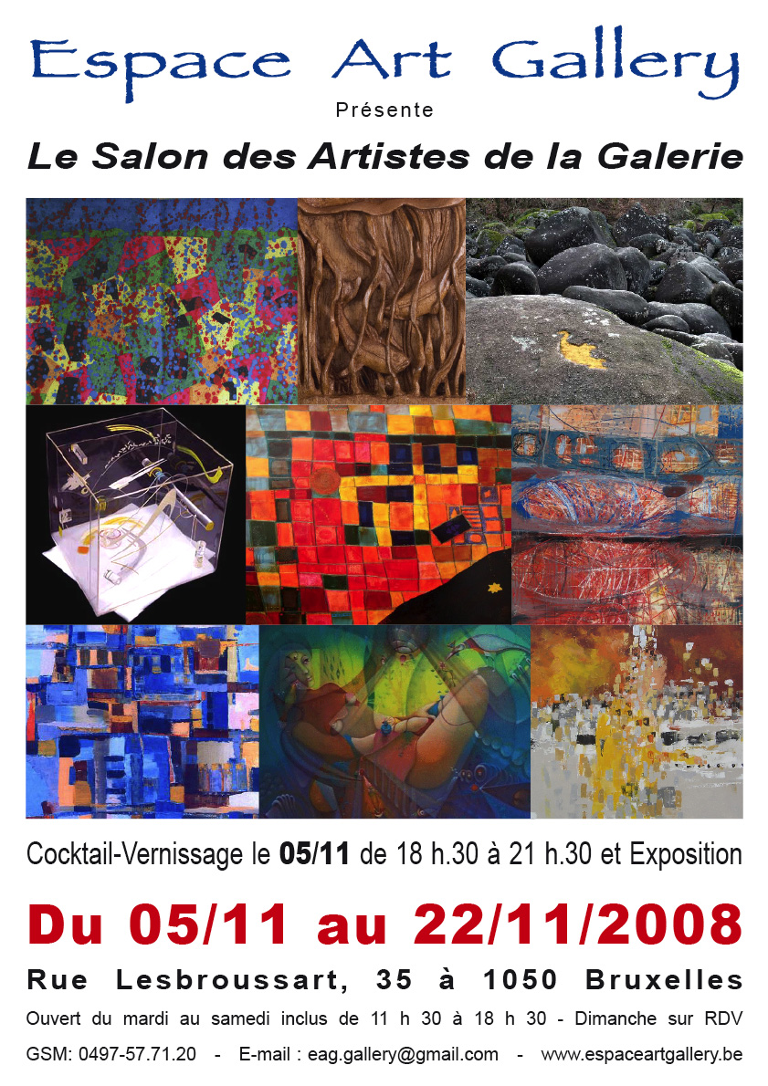 Picture of Le salon des artistes november 2008 Espace Art Gallery - Olivier Cornil Multimedia Creator