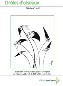 Picture of the exhibition Drôle d'oiseaux - Prieuré de Cayac Gradignan- Olivier Cornil Multimedia Creator