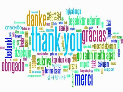 Pinterest to say thank you