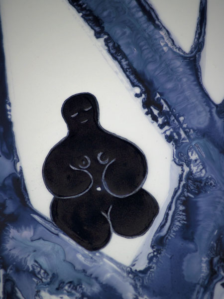 Dormant cell - Ink drawing by Olivier Cornil - One day, One drawing - Day 341 - Zoom