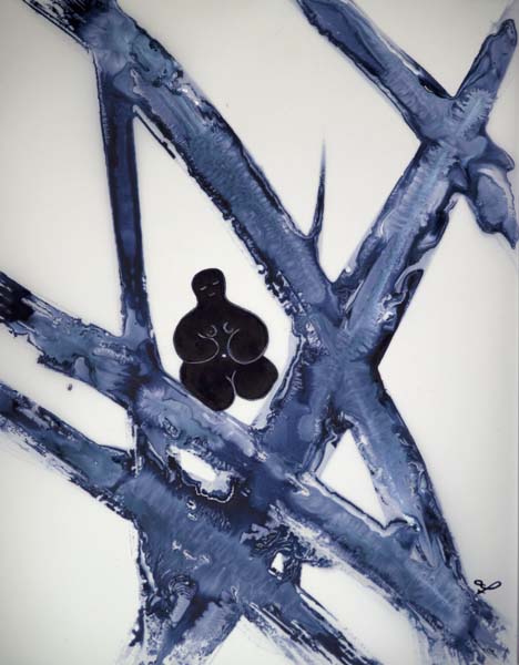 Dormant cell - Ink drawing by Olivier Cornil - One day, One drawing - Day 341