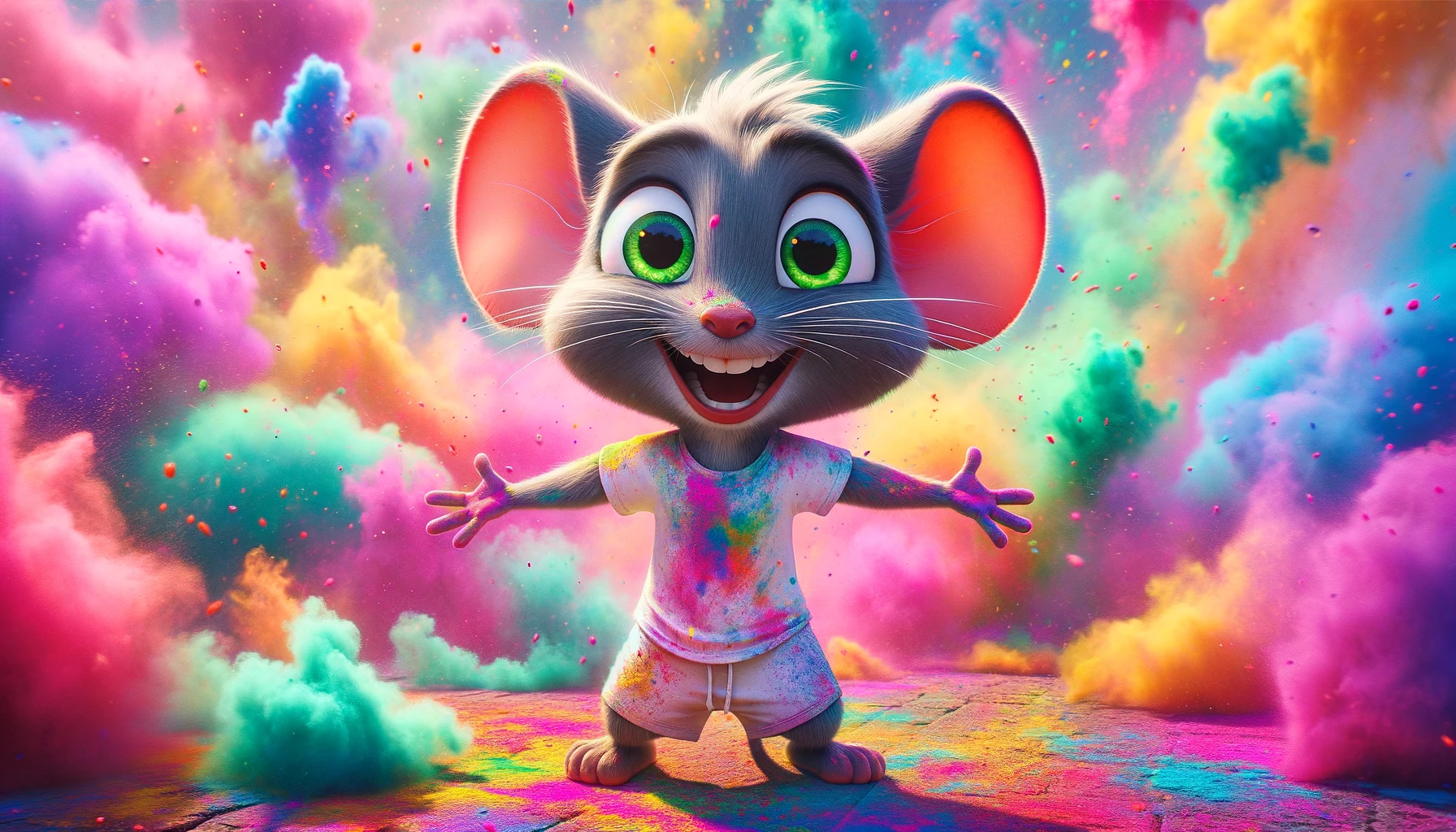 Day 045 – Splashes of Joy: Happy Holi Day!