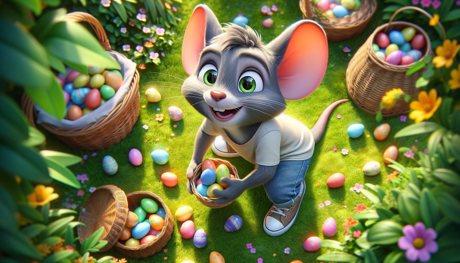 Day 051 – An Eggstra Special Easter with Theo! 🐣