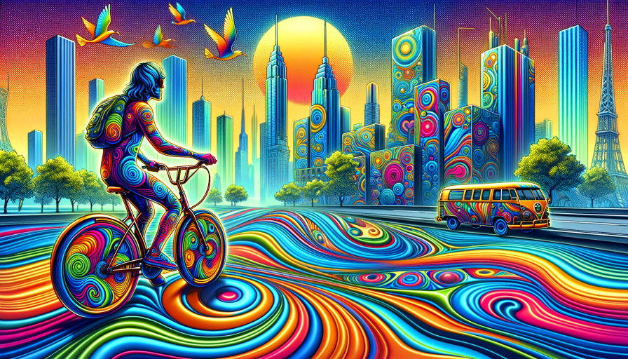 Day 067 – Pedaling Through Psychedelia