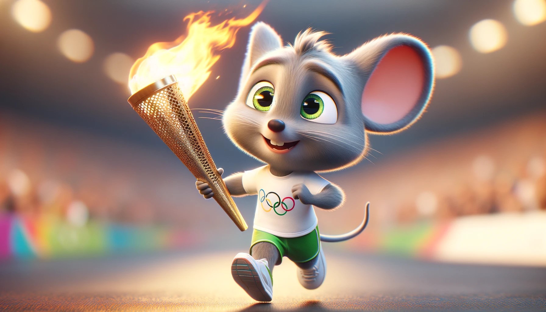 Day 089 – Theo and the Olympic Flame