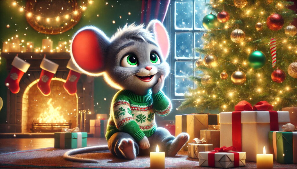 Theo's heartwarming holiday adventures under sparkling lights and snowy magic